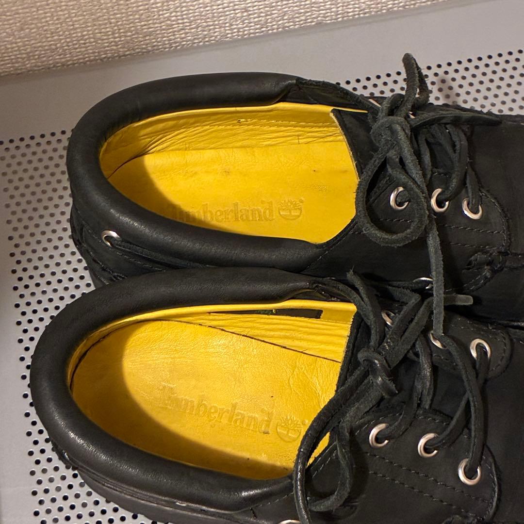 ティンバーランド 3eye クラシックラグ ヌバックレザー 黒 モカシン OVY