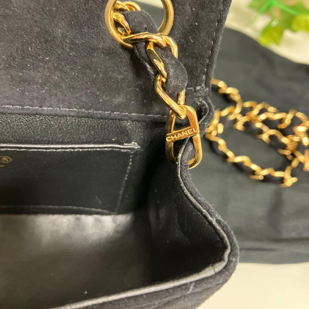 激レア品 CHANEL ミニマトラッセ スエード ブラック 5番台 美品