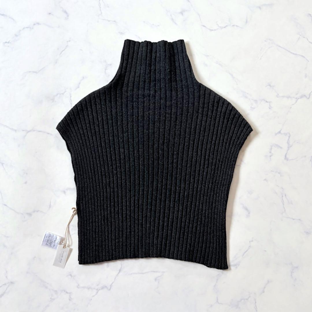 【新品タグ付き】evam eva wool rib snood ウール100%