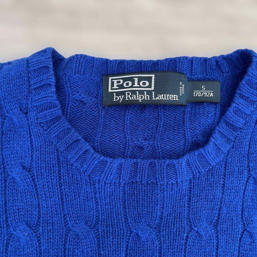 ぱ*ち様 Polo by Ralph Lauren カシミヤ100% ケーブルニ