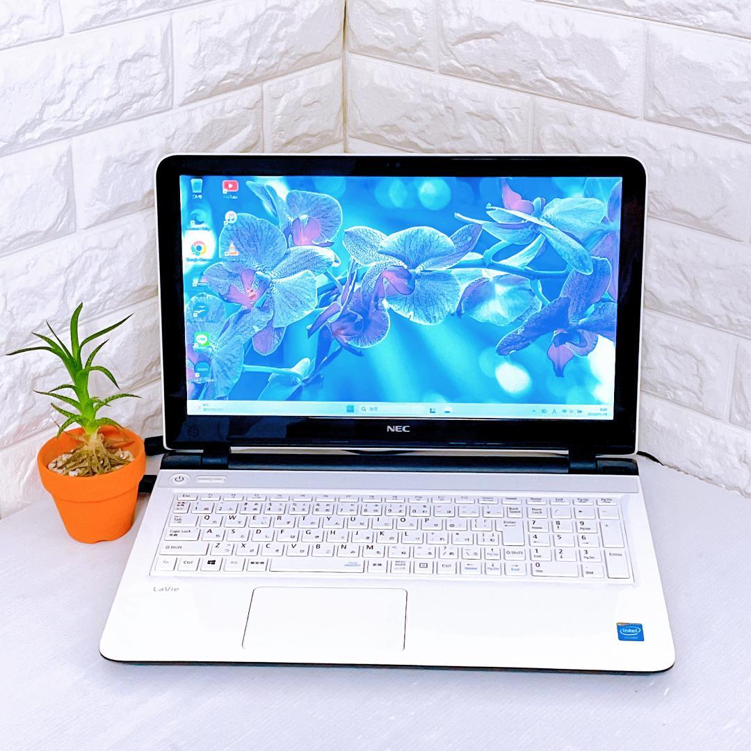 NEC ノートパソコン Windows11 YouTubeに最適！ノートPC本体
