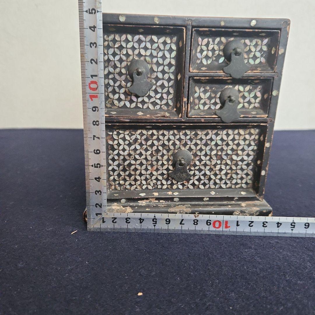 李朝‥螺鈿小引き出し