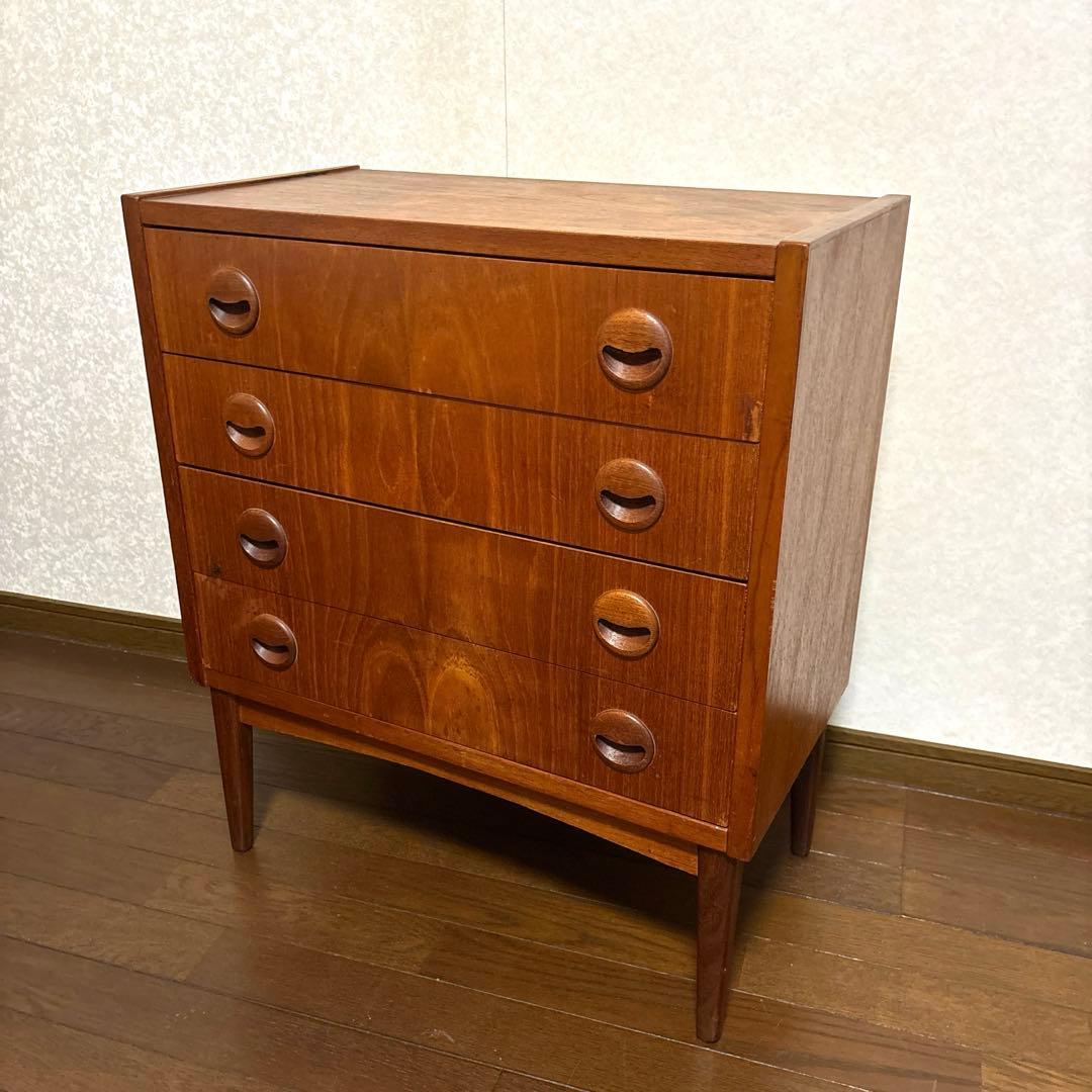 【良品】ヴィンテージ チェスト チーク材 デンマーク