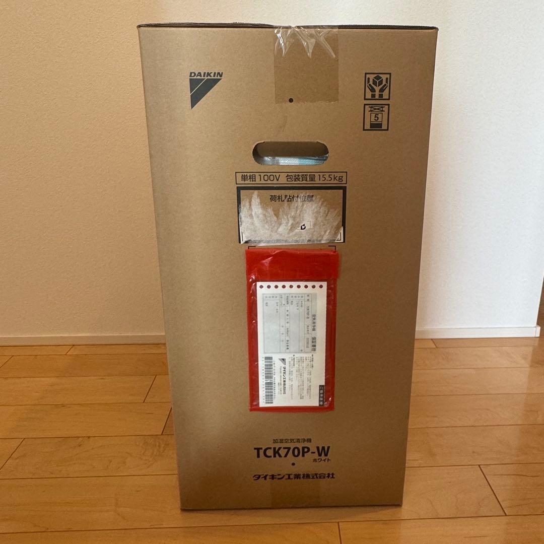 【未使用】 ダイキン 加湿 空気清浄機 TCK70P-W 新品未使用品 未開封