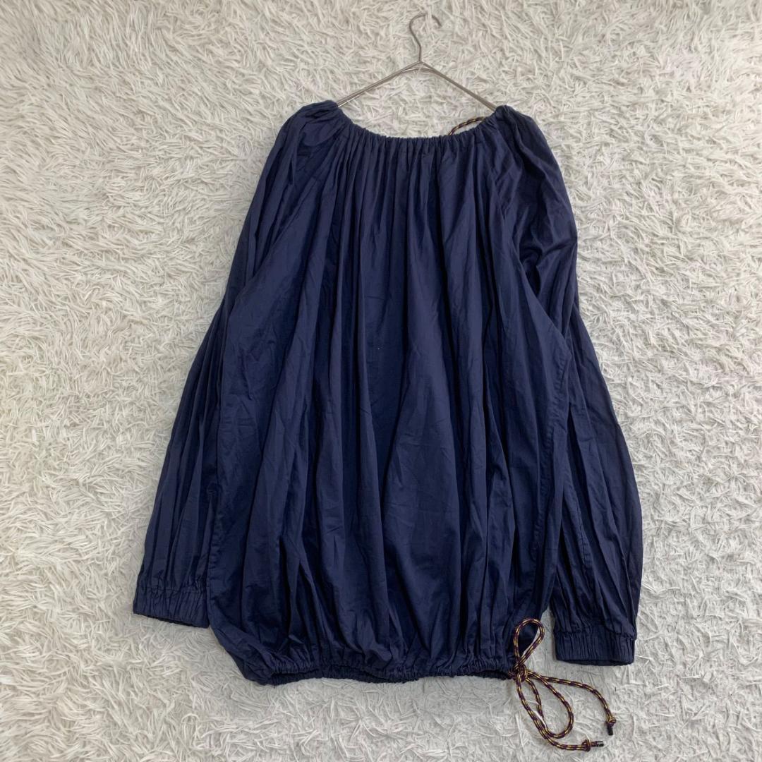 15212✨ドリスヴァンノッテン ギャザー ドローコード ブラウス カットソー