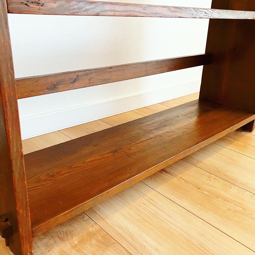 ブックシェルフ　本棚　古家具　古道具　ブロカント　蚤の市　レトロインテリア雑貨