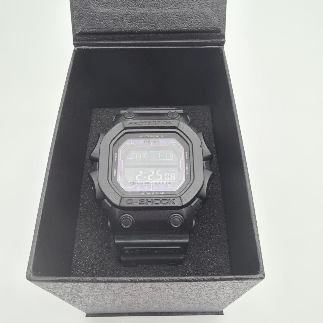 【美品】G-SHOCK GXW-56BB-1JF 電波ソーラー マッドレジスト黒