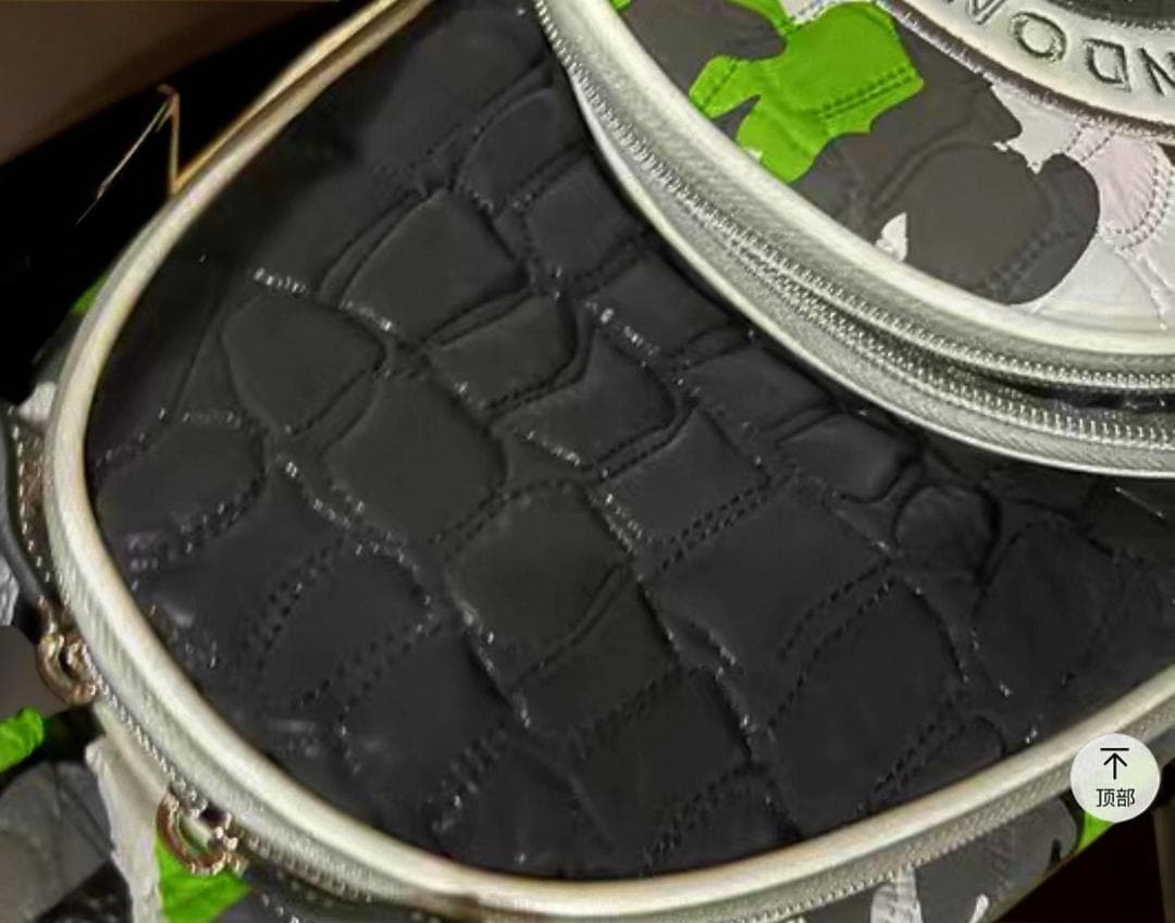 【新品未使用】　OUUL ワニ柄カモフラージュ ゴルフバッグGREEN