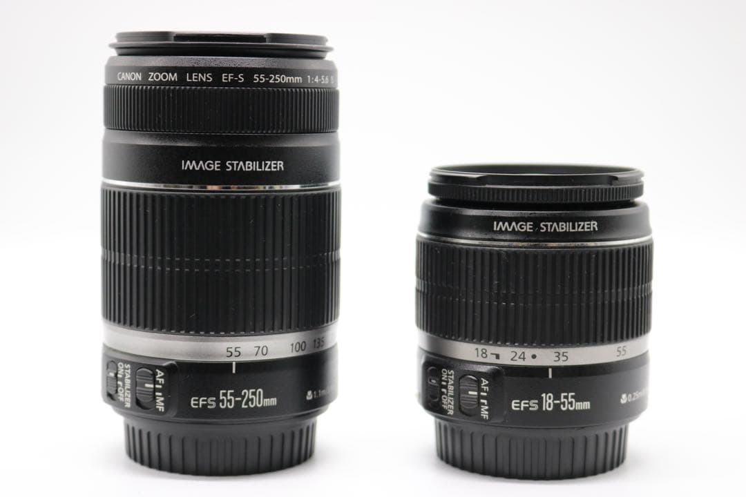 超美品 【Canon EOS Kiss X7 ダブルレンズセット】 安心保証あり