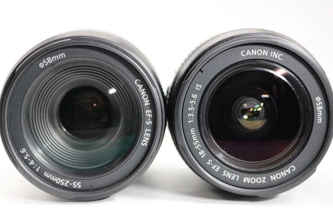 超美品 【Canon EOS Kiss X7 ダブルレンズセット】 安心保証あり