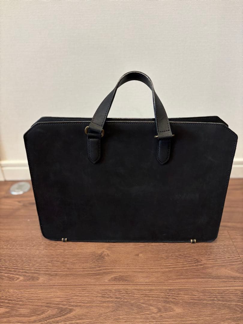 【極美品】定価11.6万 ココマイスター ビジネスバッグ ナポレオンカーフ 黒