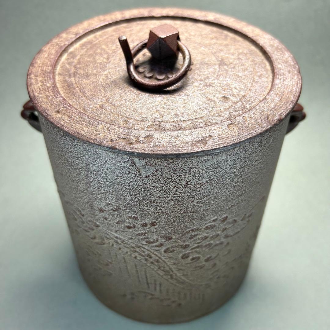 茶釜　『高橋敬典　雲龍釜』　人間国宝　お茶道具　茶道　共箱　工芸品