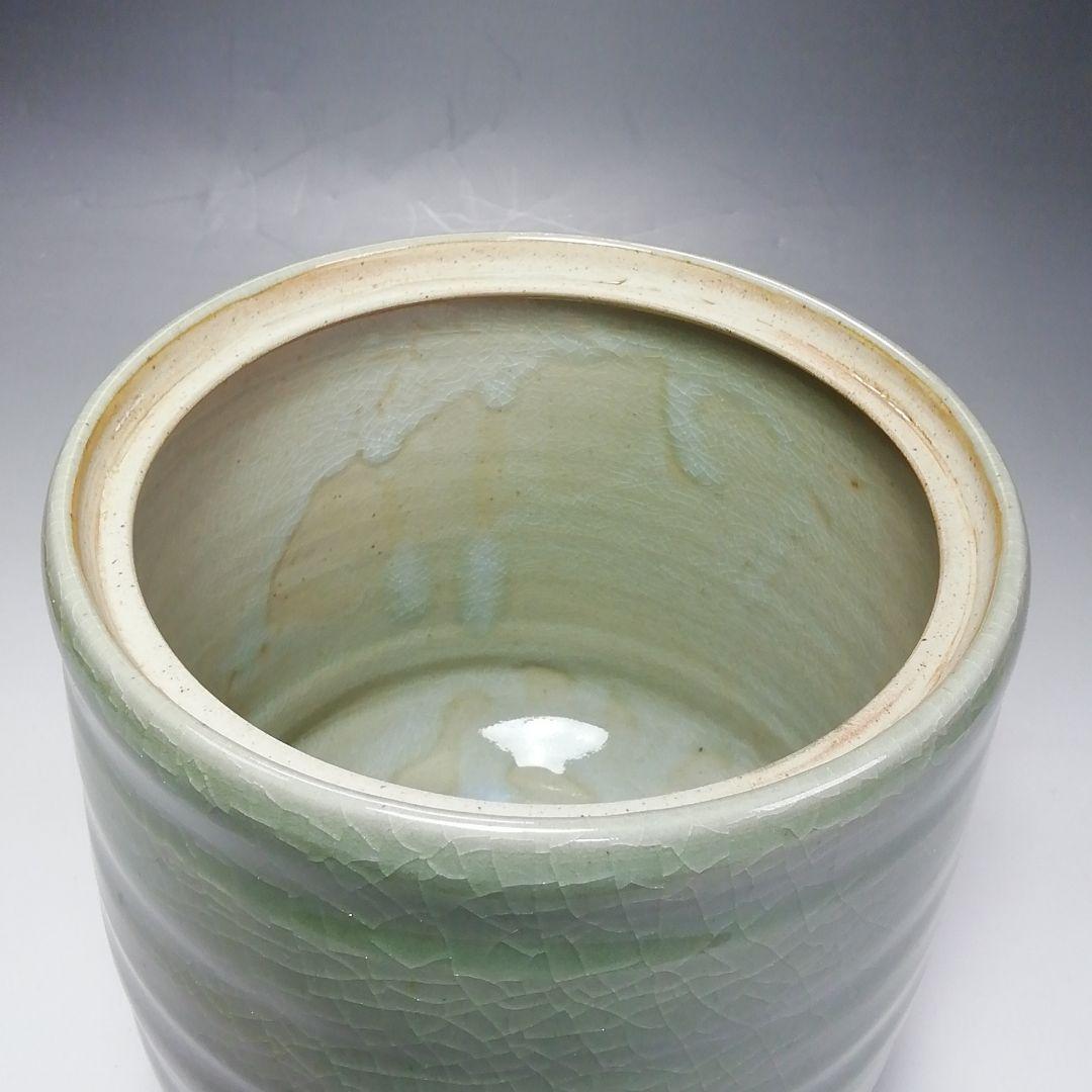 Ｓ６３９　水指　『幸山窯』『鈴木幸山作』　共箱　茶道具