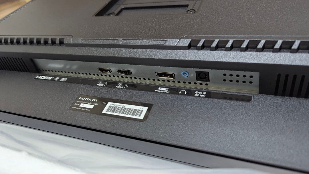 2025年に約5.5万で購入/極美品　I-O DATA27型 WQHD モニター