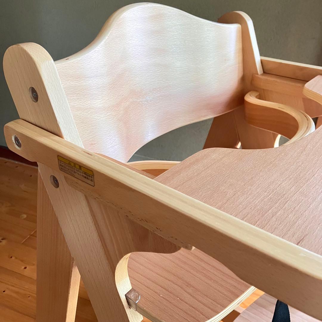 【美品】KATOJI カトージ プレミアムベビーチェア ハイチェア