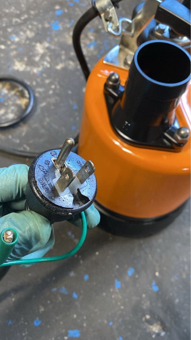 自動運転式低水位排水用水中ハイスピンポンプ LSRE2.4S100V60Hz