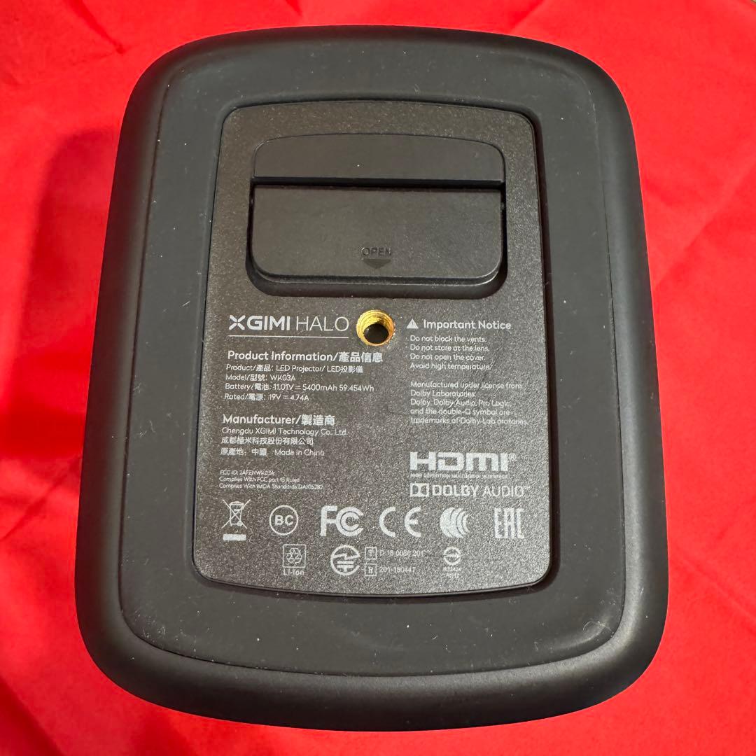 XGIMI Halo 800ANSI モバイルプロジェクター　 専用三脚バッグ付