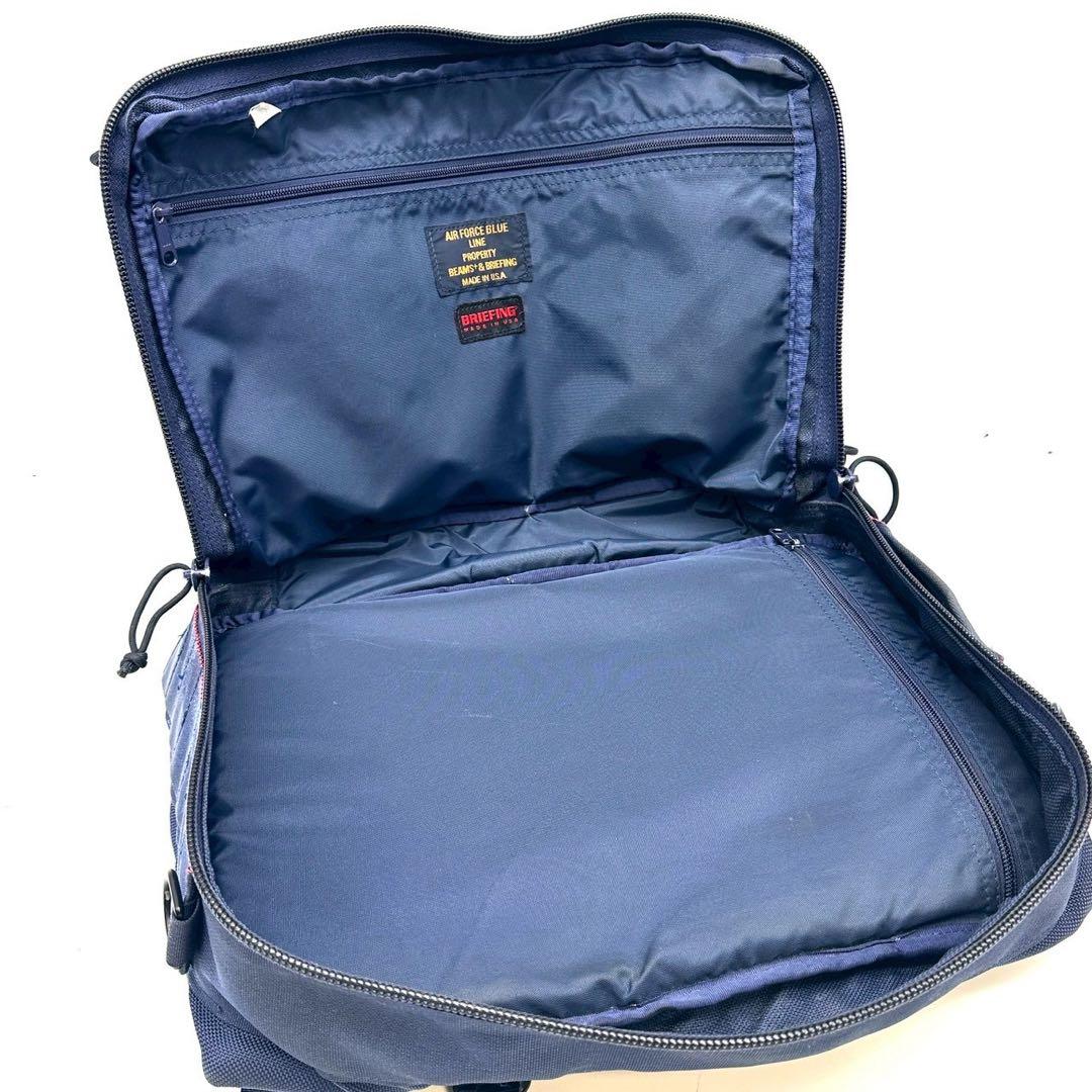 ブリーフィング ビームス別注 3way ビジネスバッグ リュック ネイビー