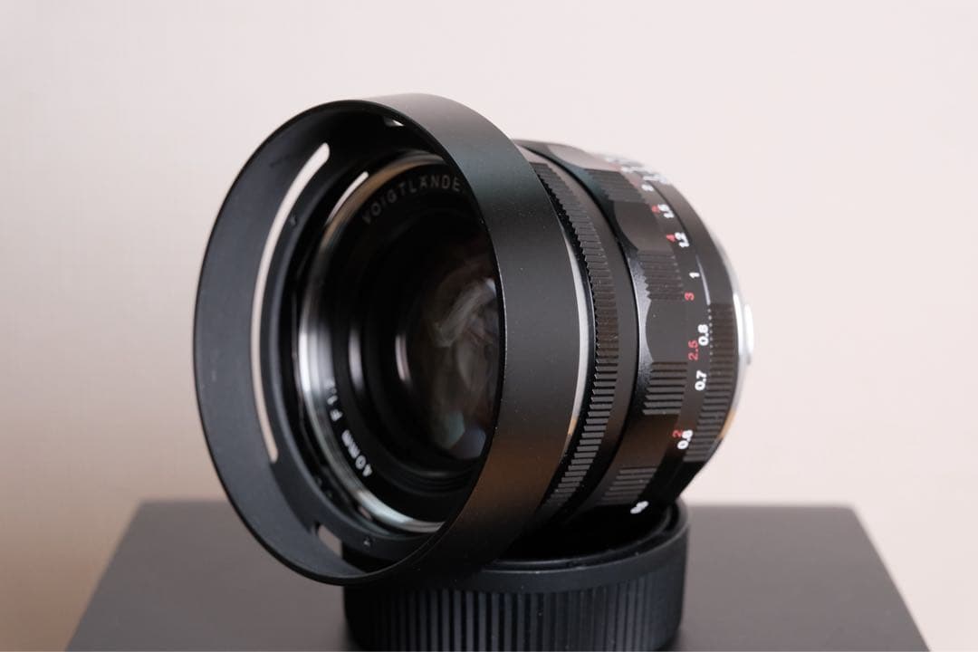 美品 NOKTON 40mm F1.2 Aspherical 純正フード付