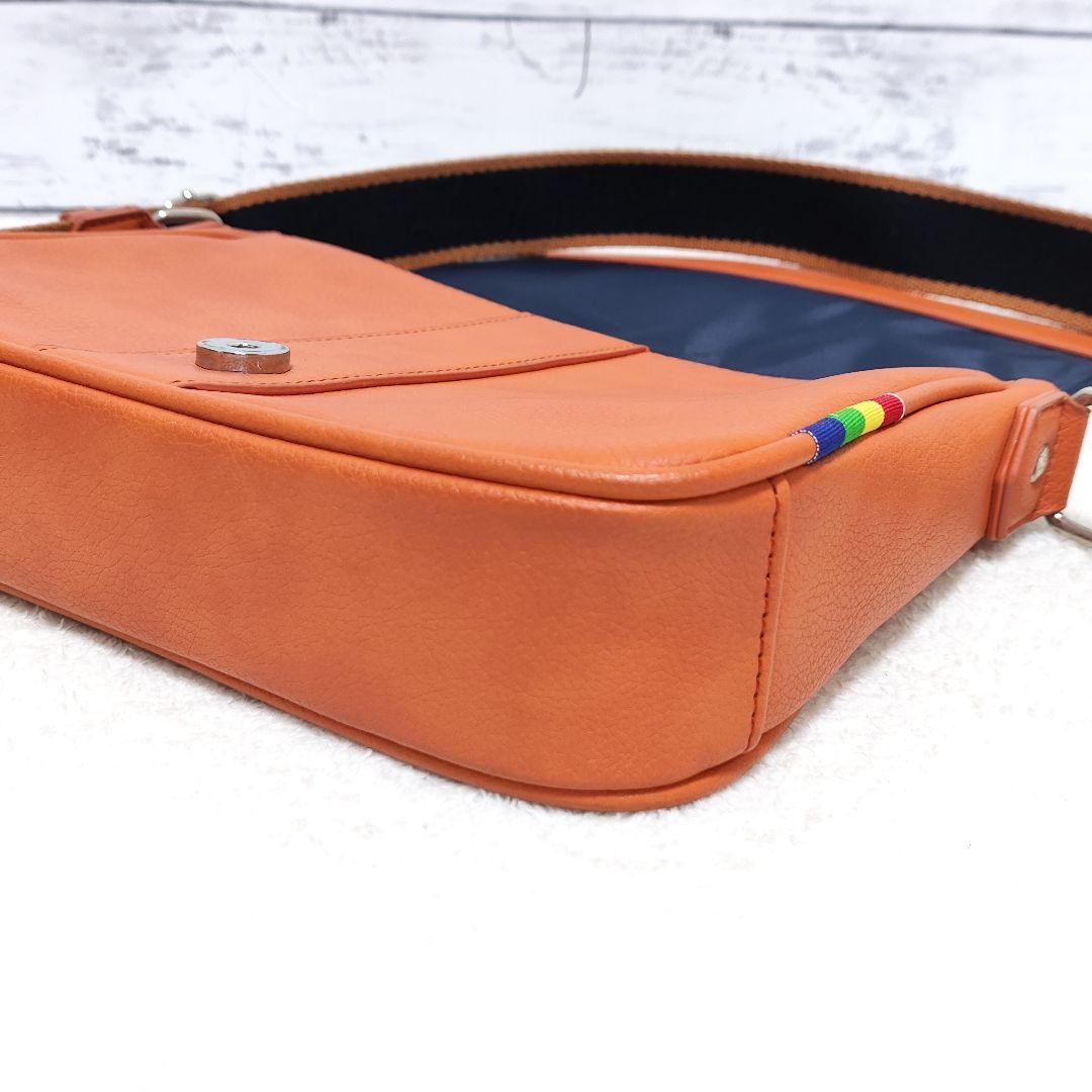 ⭐️ほぼ未使用⭐️CASTELBAJAC オレンジ ショルダーバッグ ソルベ