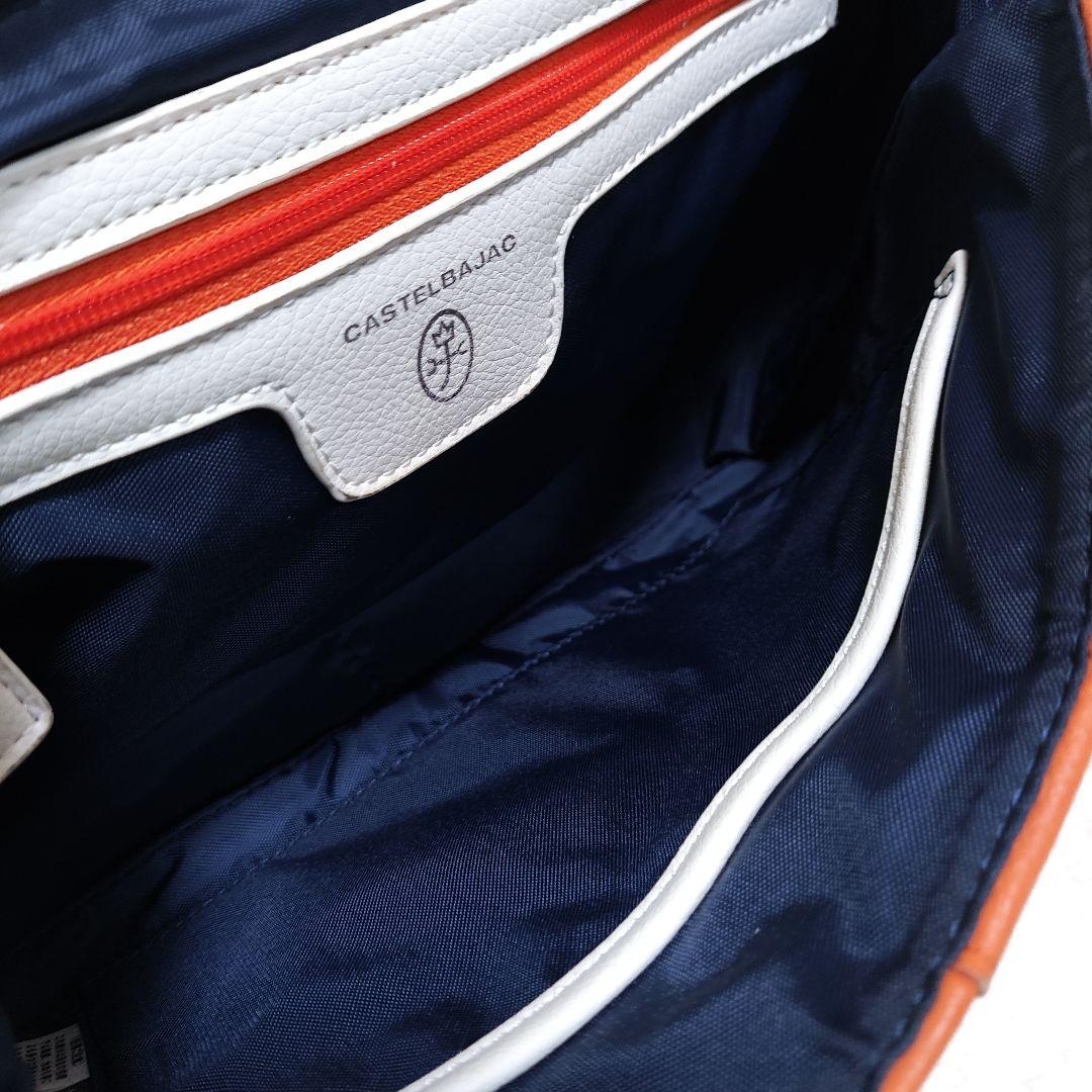 ⭐️ほぼ未使用⭐️CASTELBAJAC オレンジ ショルダーバッグ ソルベ