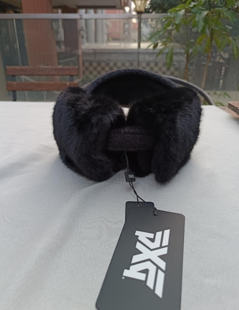 【即購入OK】PXG 冬用 サンバイザー レディース 耳当て付き 防寒