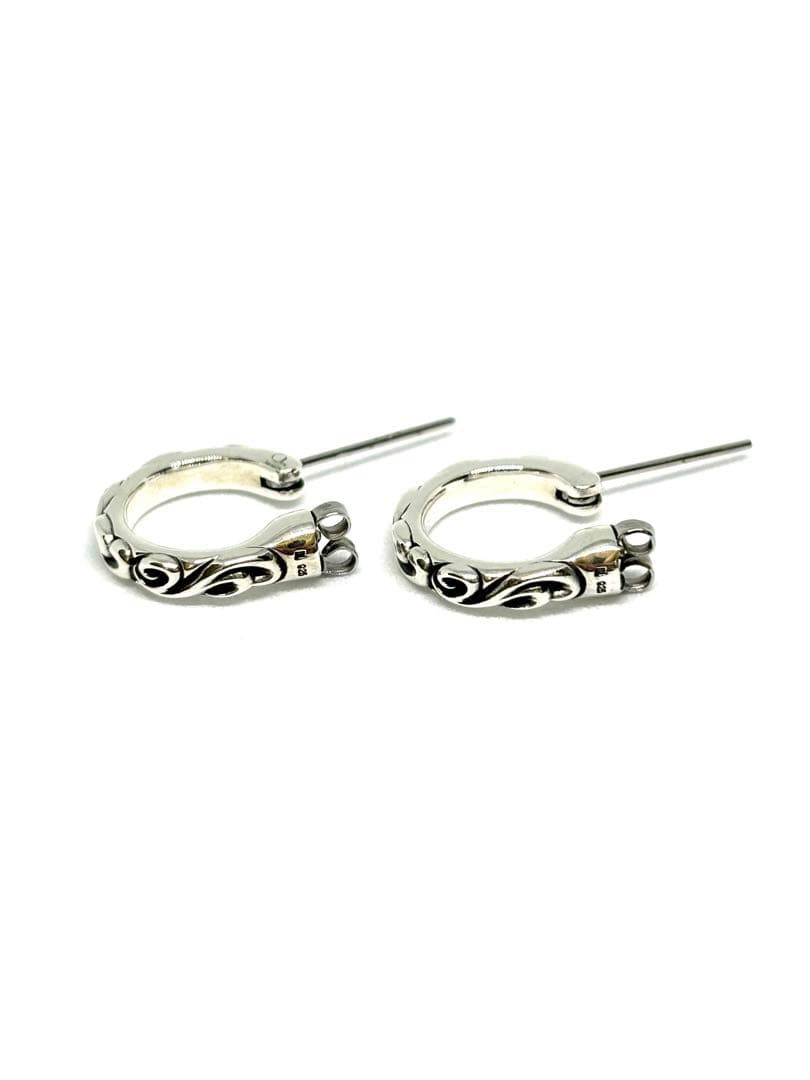 超美品 LH HOWL クロッシングピアス タテガミスクロール シルバー925
