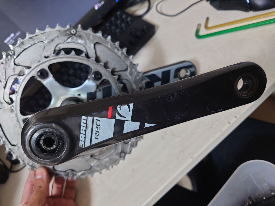 SRAM red 52-36t 165mm GXP 10速クランク