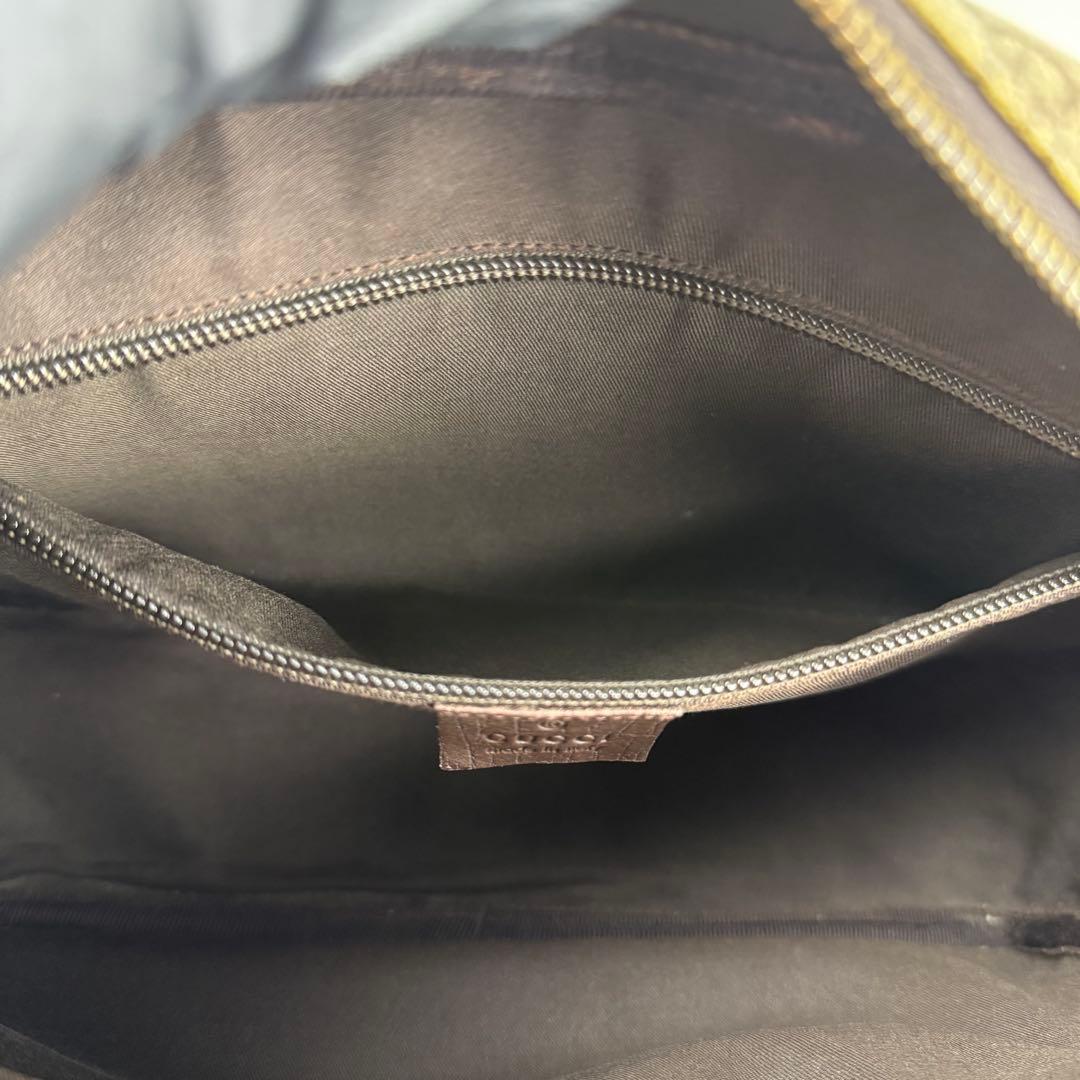 【美品】GUCCI グッチ GGスプリーム ショルダーバッグ PVCレザー