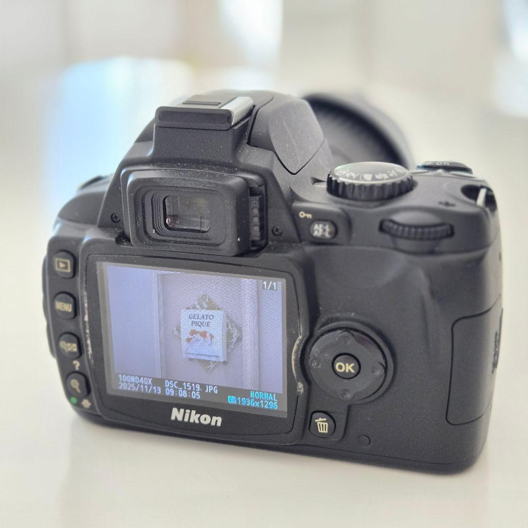 【ニコン】デジタル一眼レフカメラ Nikon D40x ダブルレンズセット