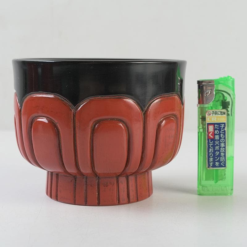 鎌倉彫　充子作　お椀　五客　共箱　V　R9081B