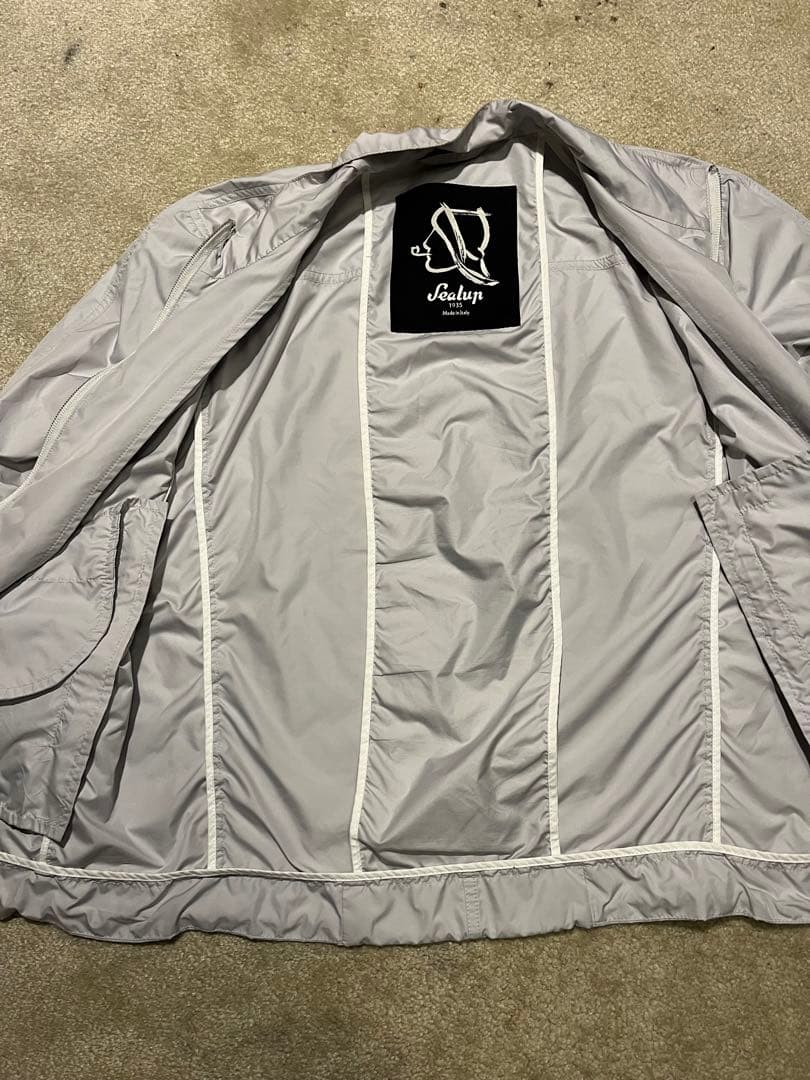 Sealup ライトグレー ナイロンジャケット　46