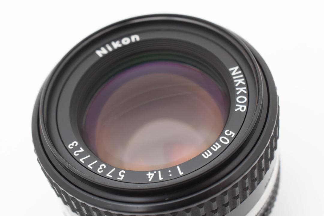 美品 Nikon Ai-s NIKKOR 50mm F1.4 単焦点レンズ