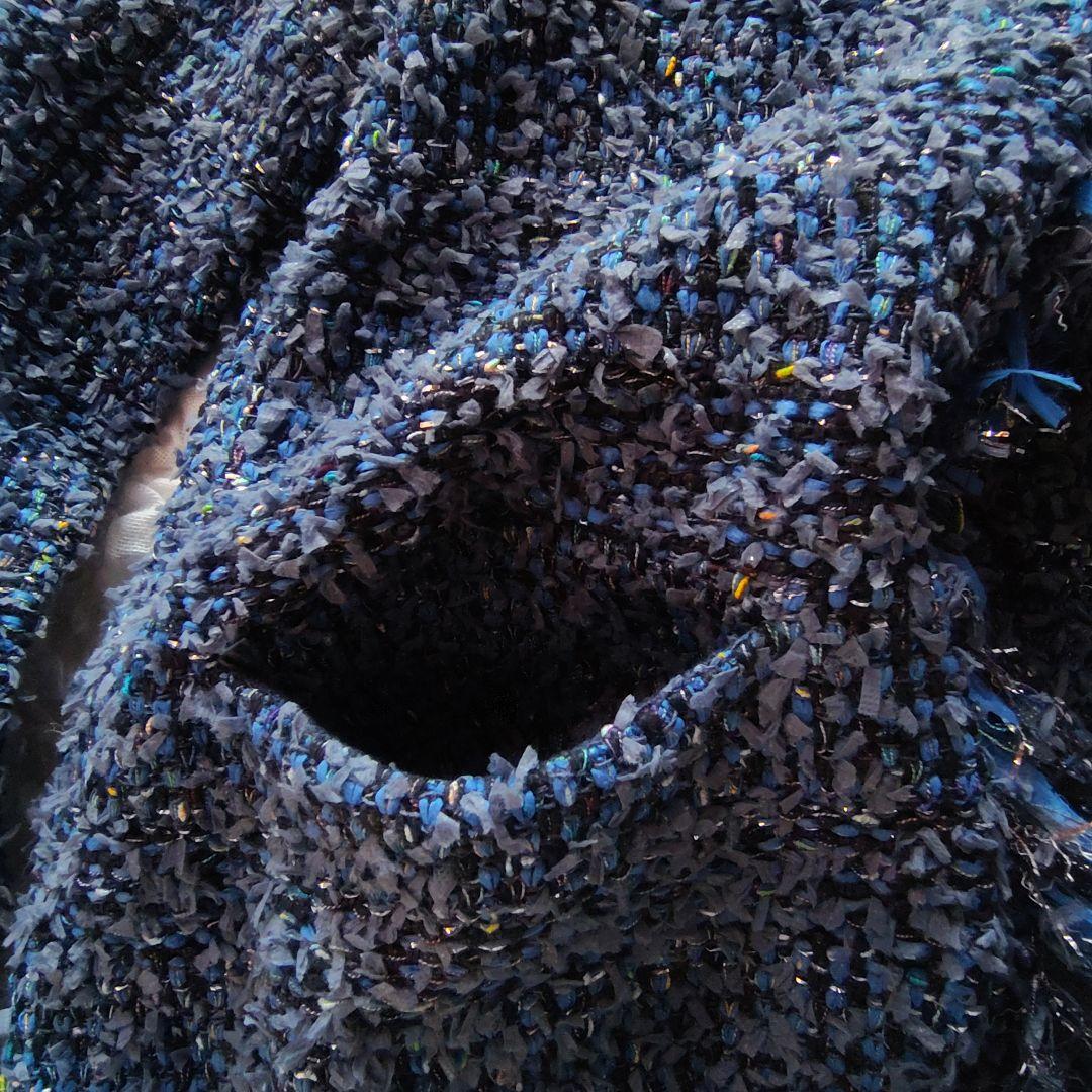 美品　自由区　44　YONETOMI　定価4.6万円　ノーカラージャケット