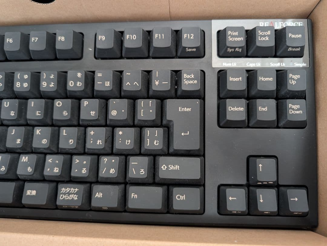 REALFORCE 日本語配列キーボード 本体