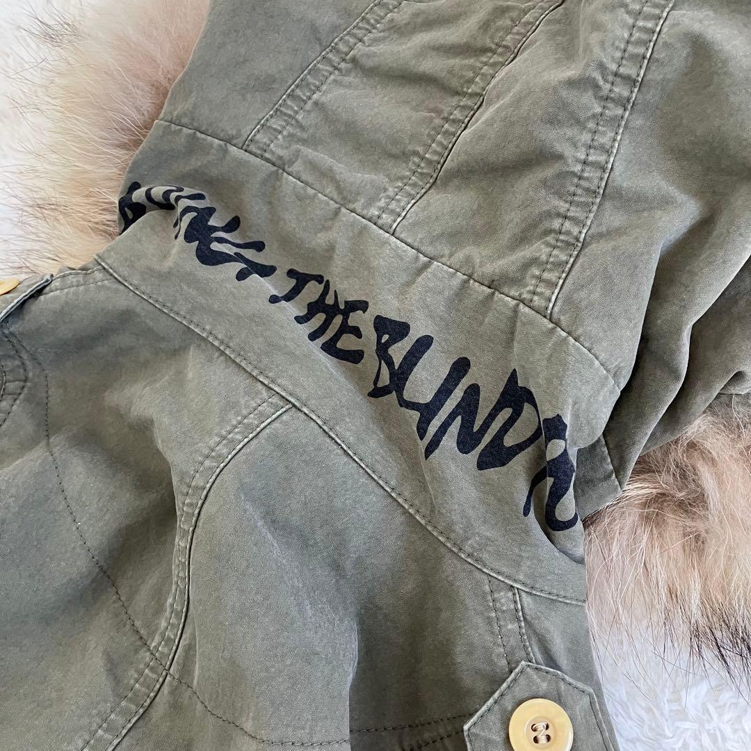 完売品 SASQUATCHfabrix. 裏地ブリーチ加工 モッズコート