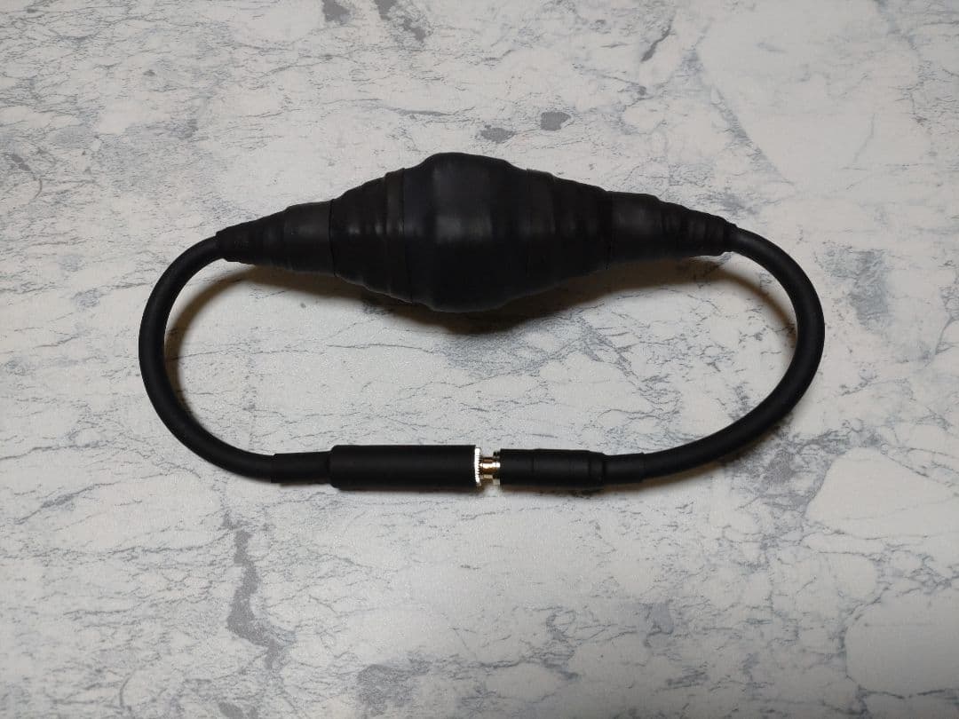 【カスタム依頼品】420段式カタパルト搭　3.5mmメス-オス 約38cm 黒