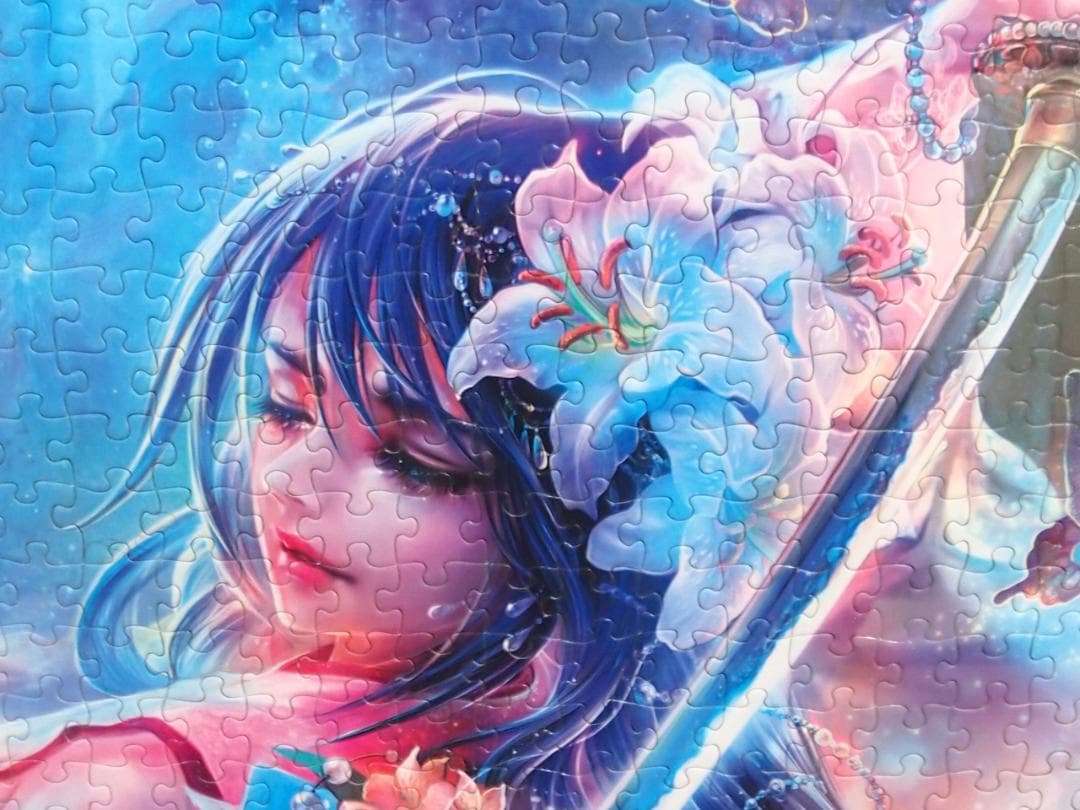 【美品】深泉万葉 ジグソーパズル/1000ピース 完成品 3つセット 刀雅の舞