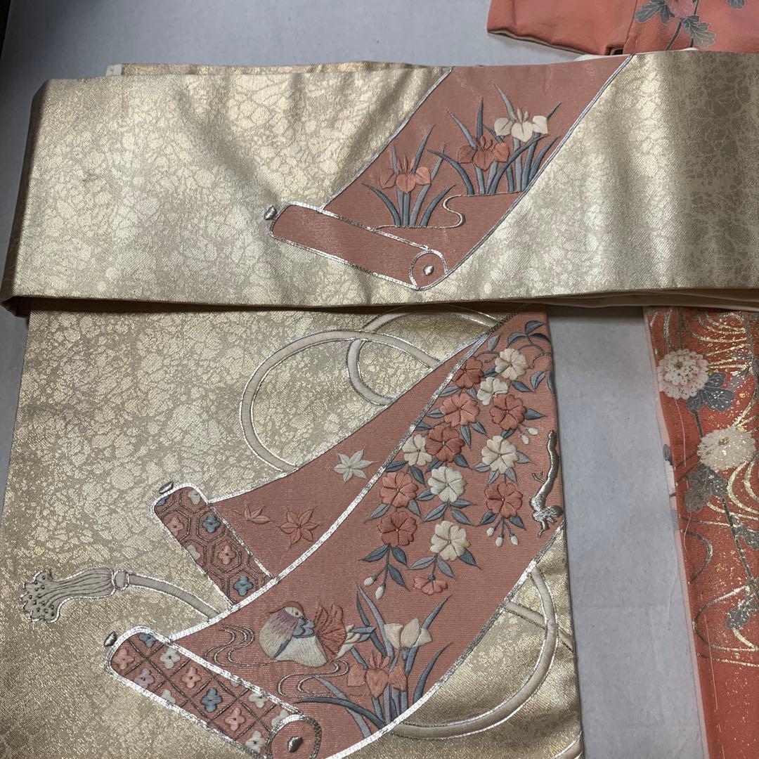 おまとめ　Tigger!　美品　正絹　訪問着　蘇州刺繍名古屋帯　セット