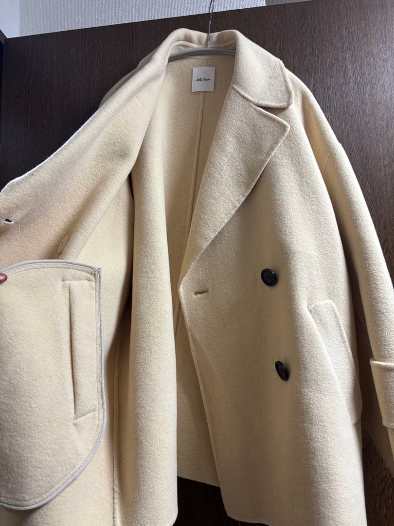 お値下げ♡ミラオーウェン　woolコクーンシルエットピーコート