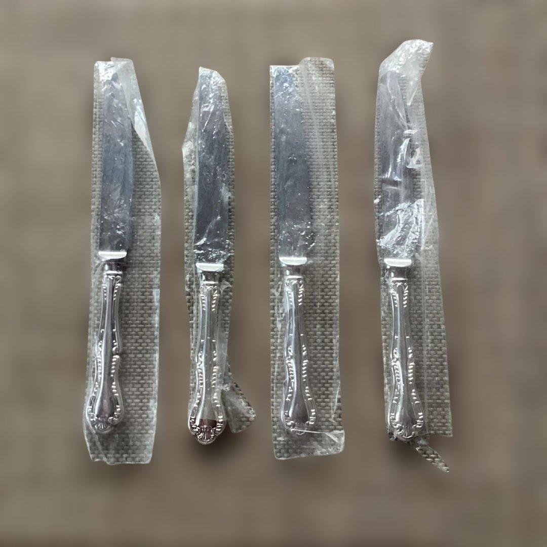 MAPPIN&WEBBシルバープレート製デザートナイフ4本セット》カトラリー