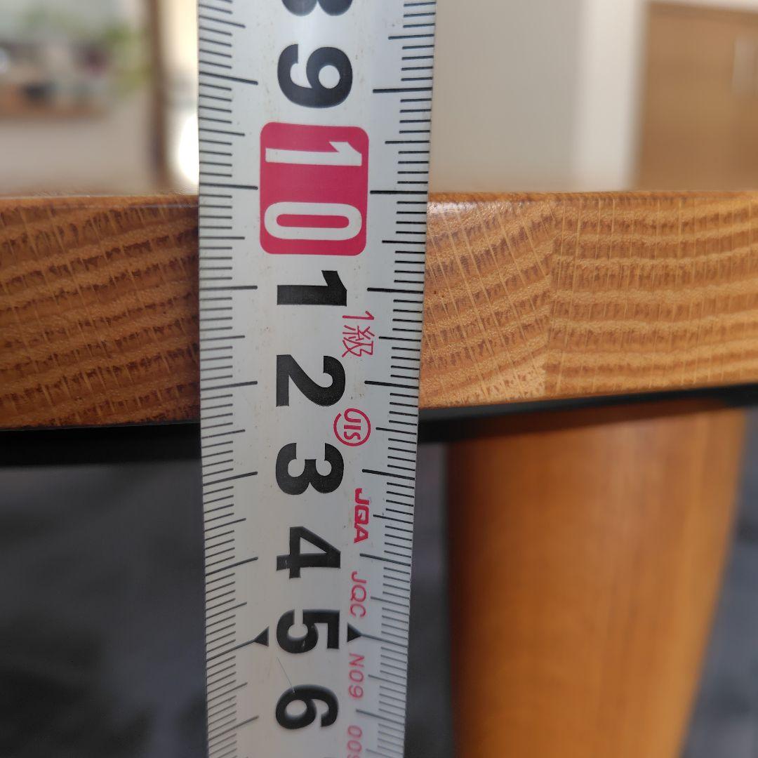 レグナテック リーヴス オーク ラウンド 円 無垢天板 こたつ 座卓 φ1100