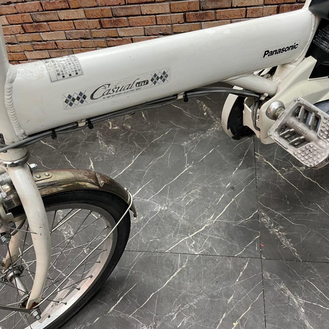 【94】電動自転車 Panasonic Casual vivi ホワイト 20