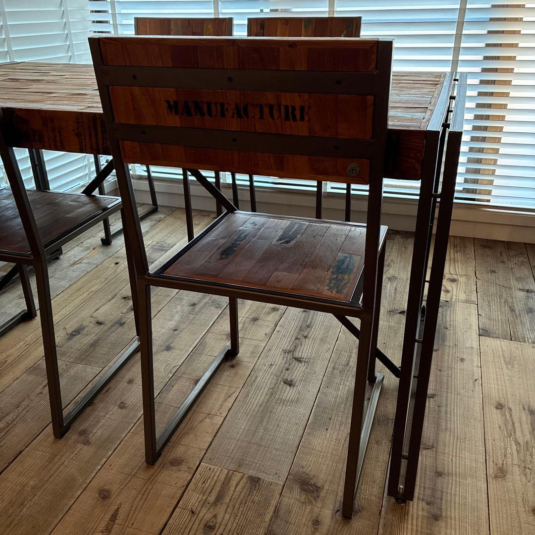 D-Bodhi FERUM INDUSTRIAL ダイニングテーブルセット