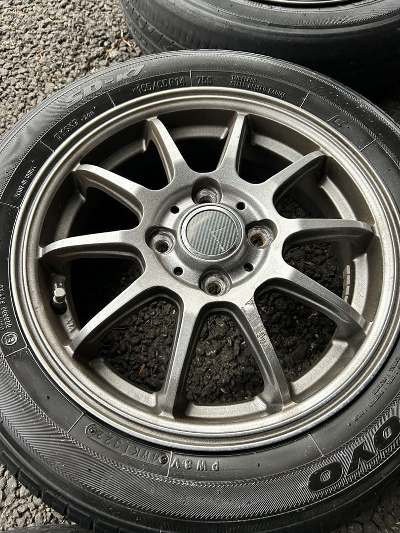 14インチ ブイエモーションホイールセット　タイヤ付