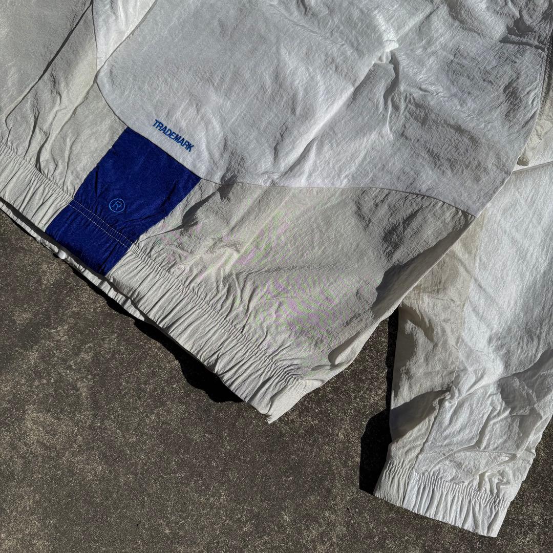 完売品 NIKE ナイキ ビッグスウッシュ ナイロン セットアップ 白 XL M