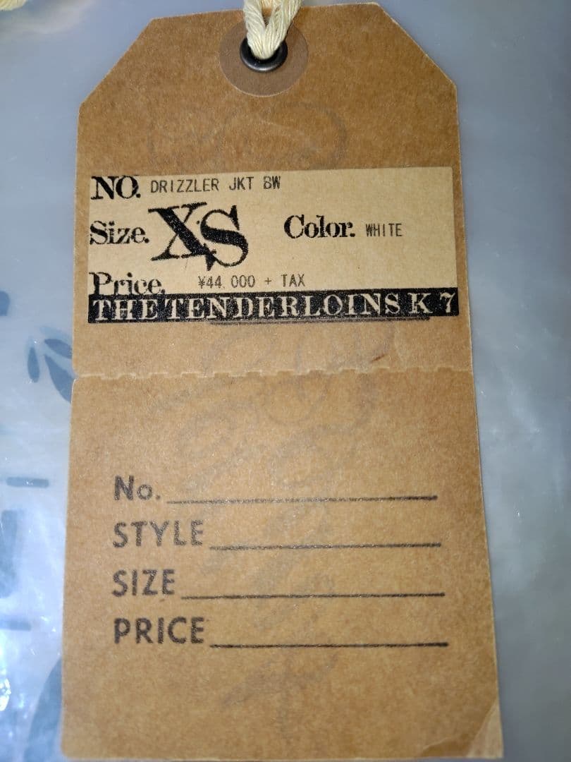 テンダーロイン　ドリズラージャケット