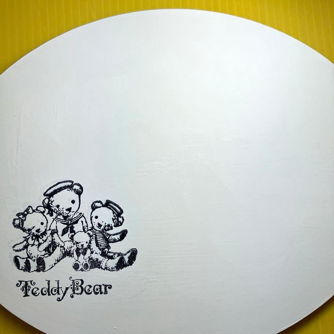 トールペイント作品　スリーベアーズのボックス　テディベア親子