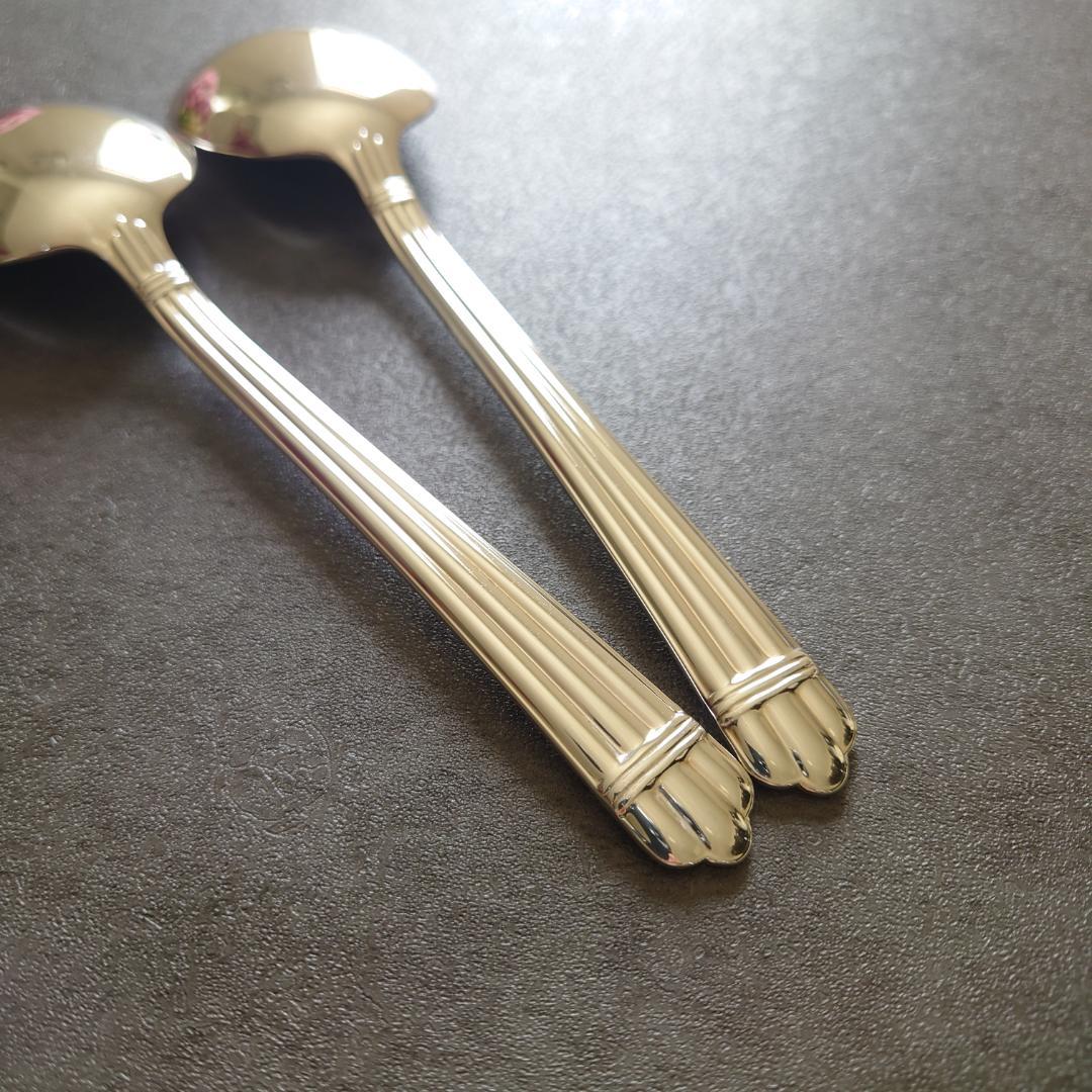 希少 美品 クリストフル アリア コンソメスプーン 2点