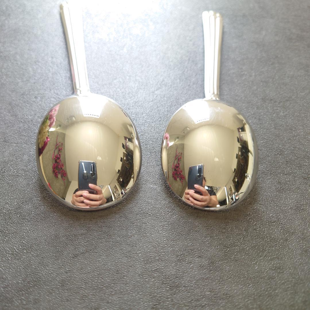 希少 美品 クリストフル アリア コンソメスプーン 2点